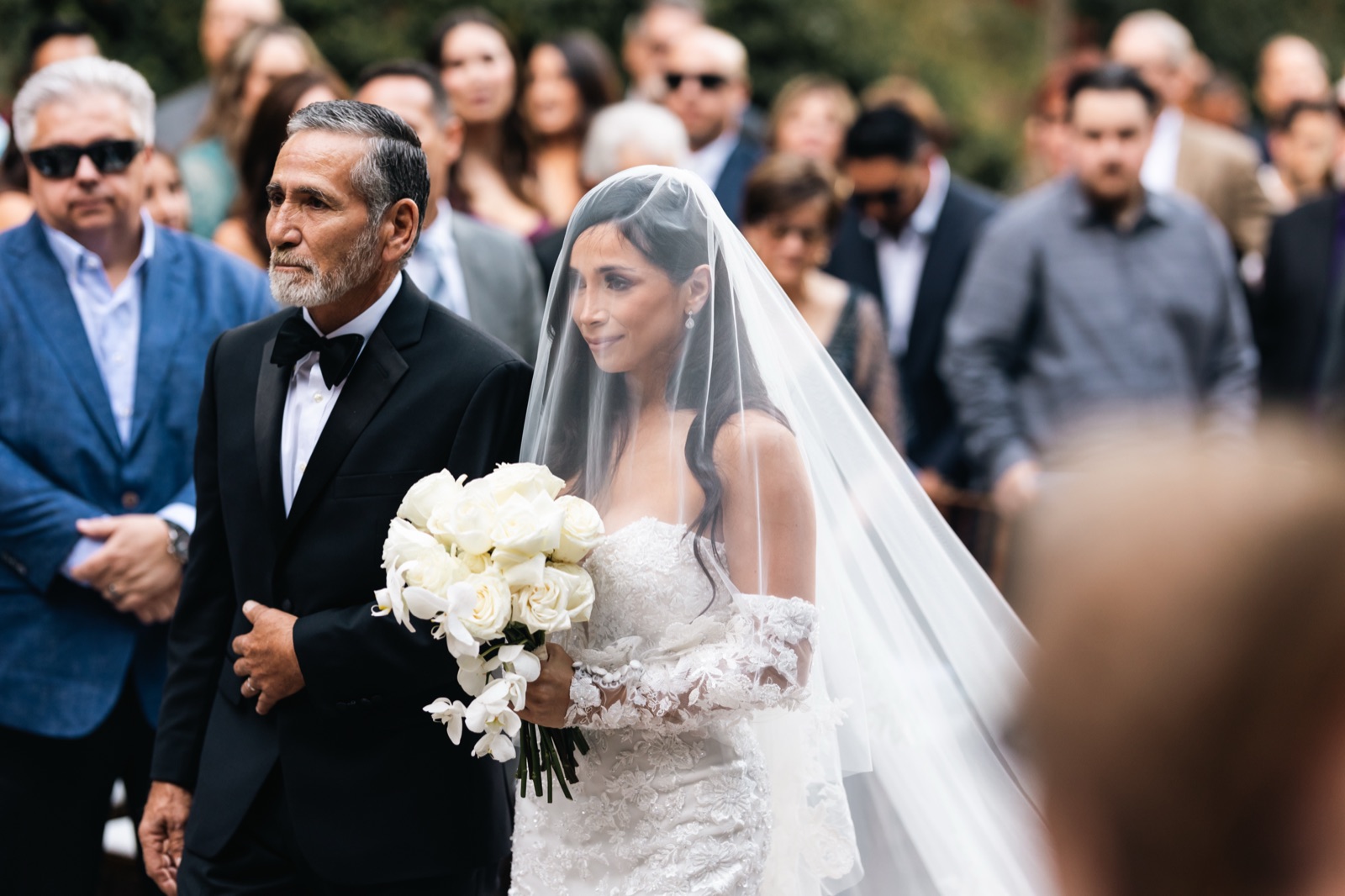 Wedding ceremony at Rancho Las Lomas venue in Silverado Canyon, Orange County