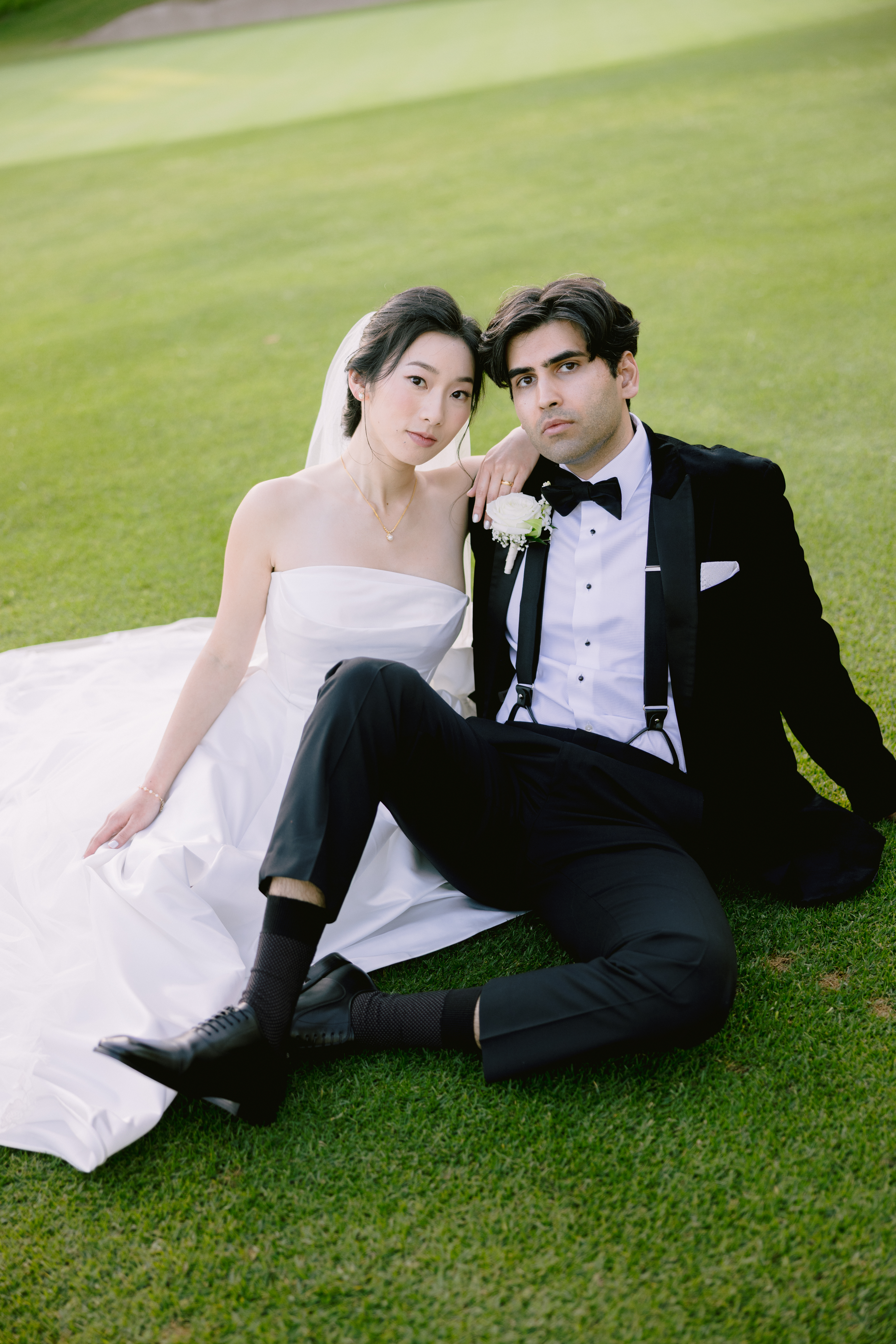 Editorial wedding portrait by Bokeh Weddings