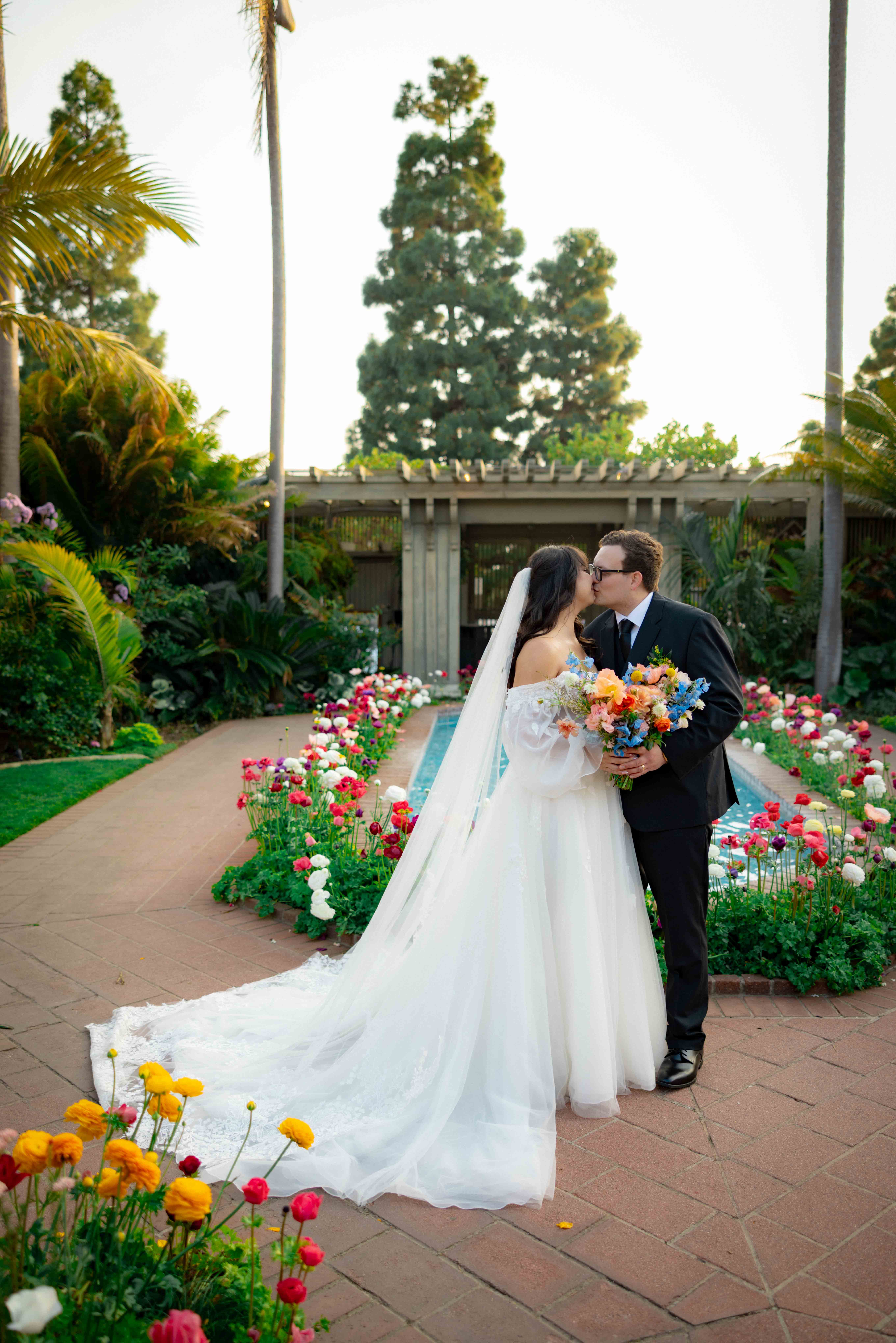 Editorial wedding portrait by Bokeh Weddings